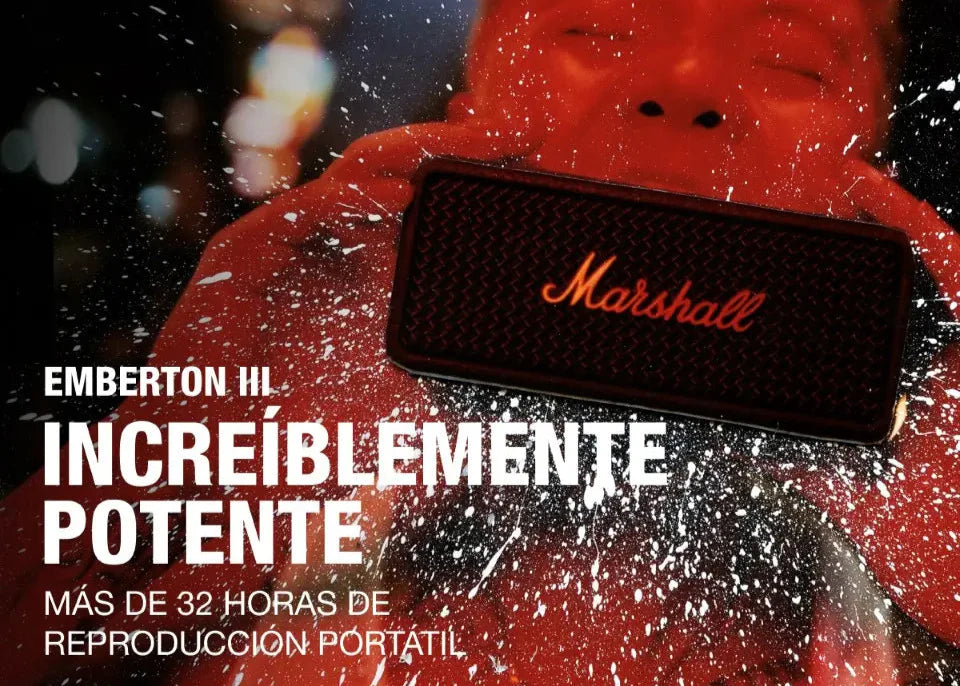 Parlante Marshall Emberton III Bluetooth - Negro/Laton