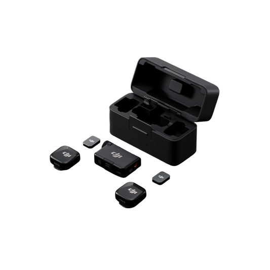 Microfono DJI Mic Mini 2 TX + 1 RX + Charging Case - Negro