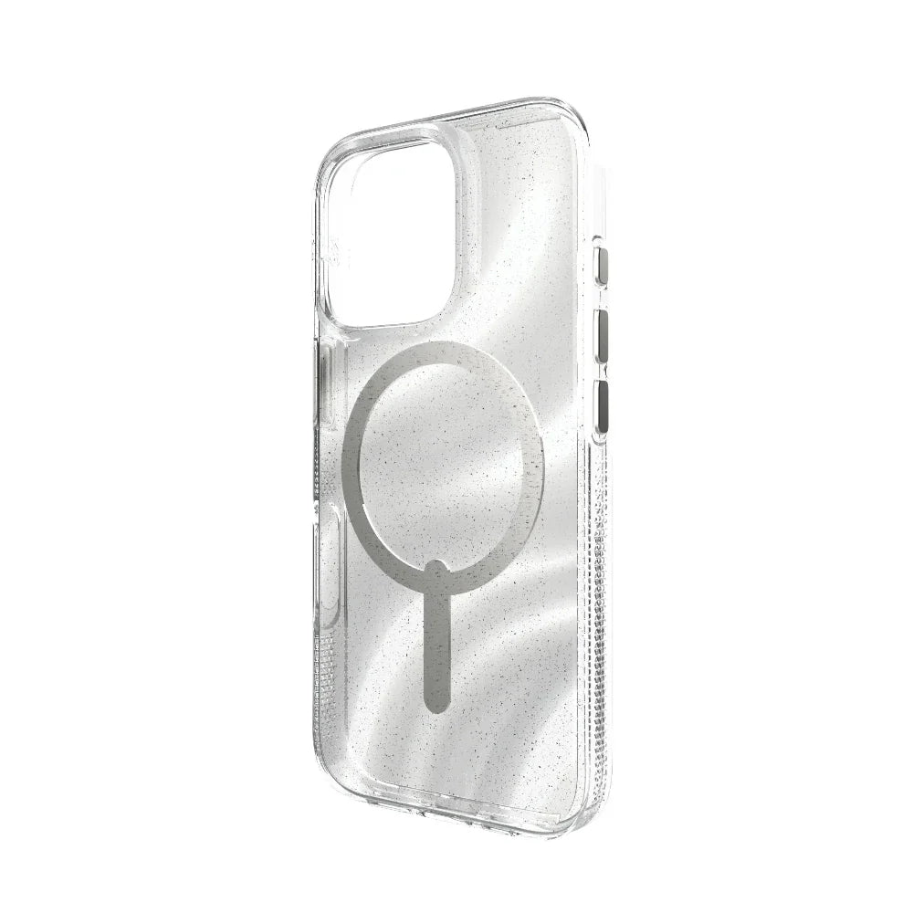 Case Zagg Milan Snap con MagSafe para iPhone 16 Pro - Plateado