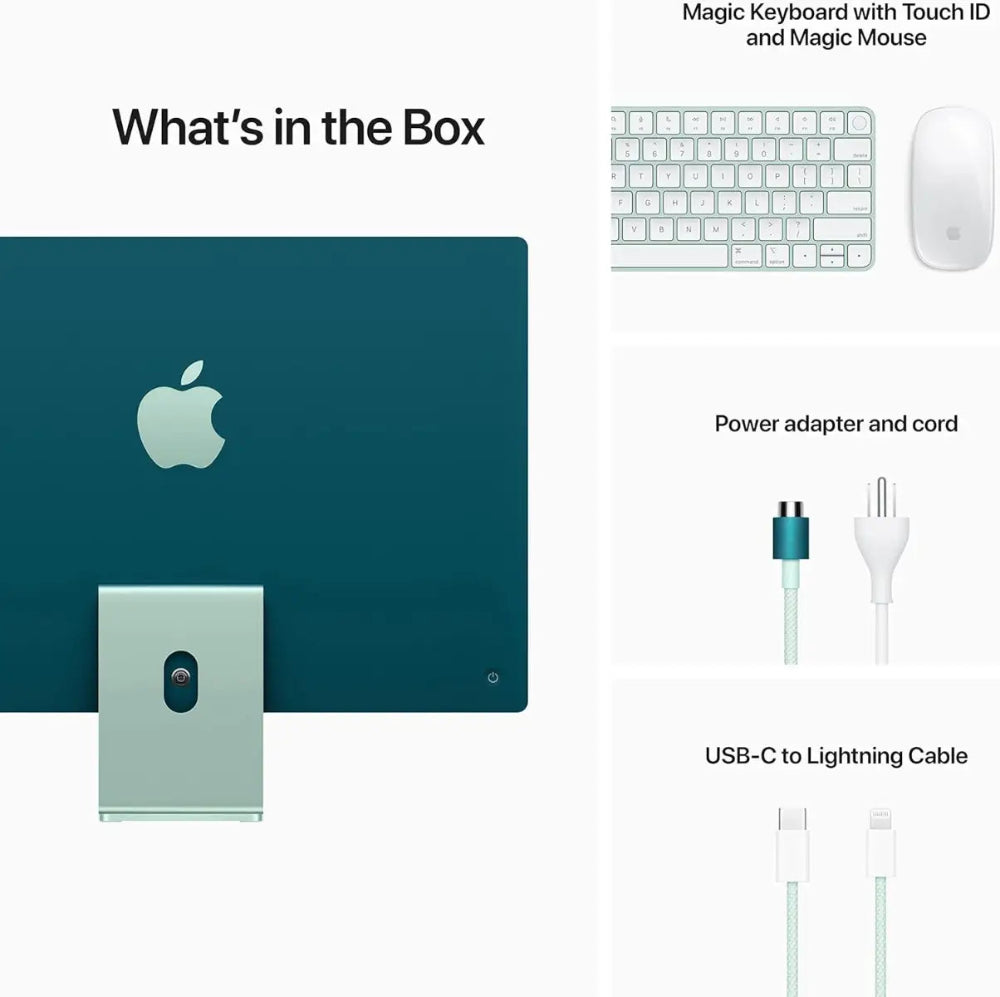 iMac 24 Chip M1 - 8GPU - 512GB (Inglés) Verde