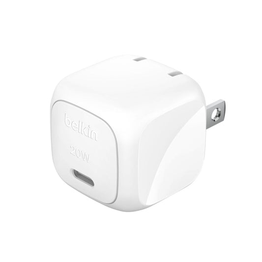Cargador de pared Belkin USB-C 20W - Blanco