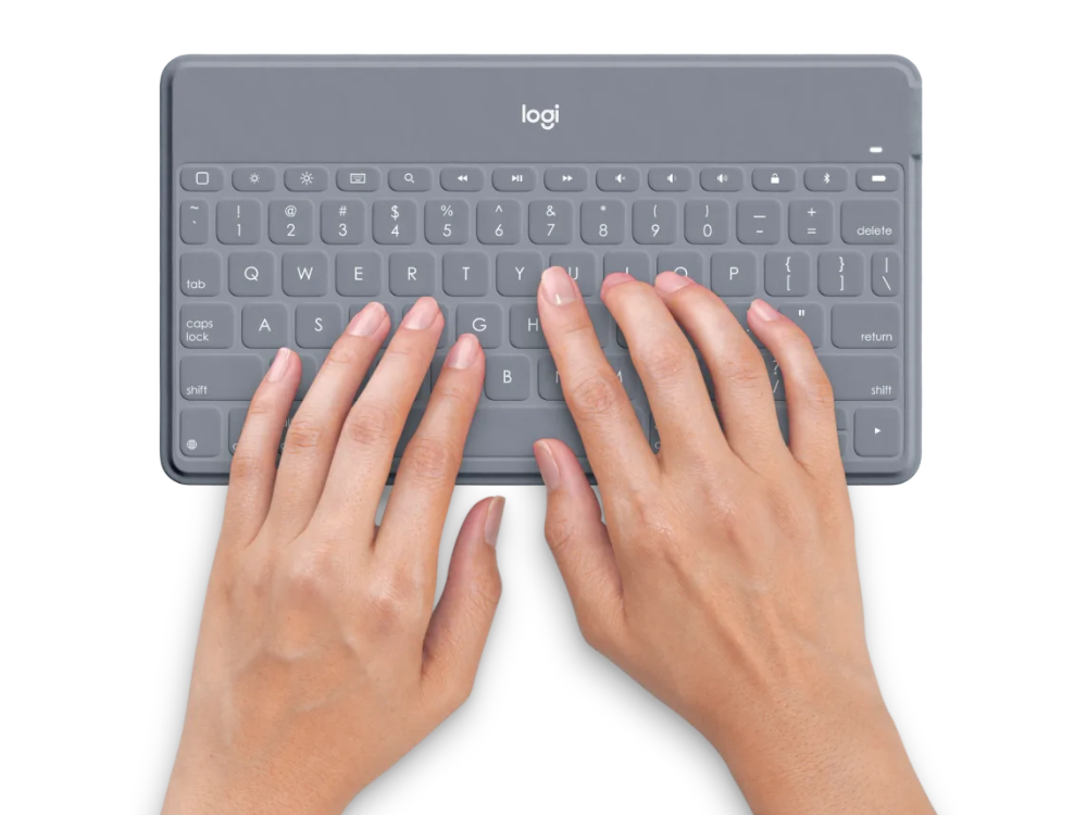 Teclado Logitech KEYS-TO-GO Ultra Slim para Dispositivos iOS - Negro