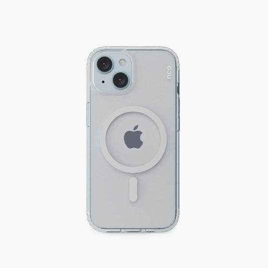 Case NCO SafeCase Clear Crystal con Magsafe para iPhone 15 - Transparente