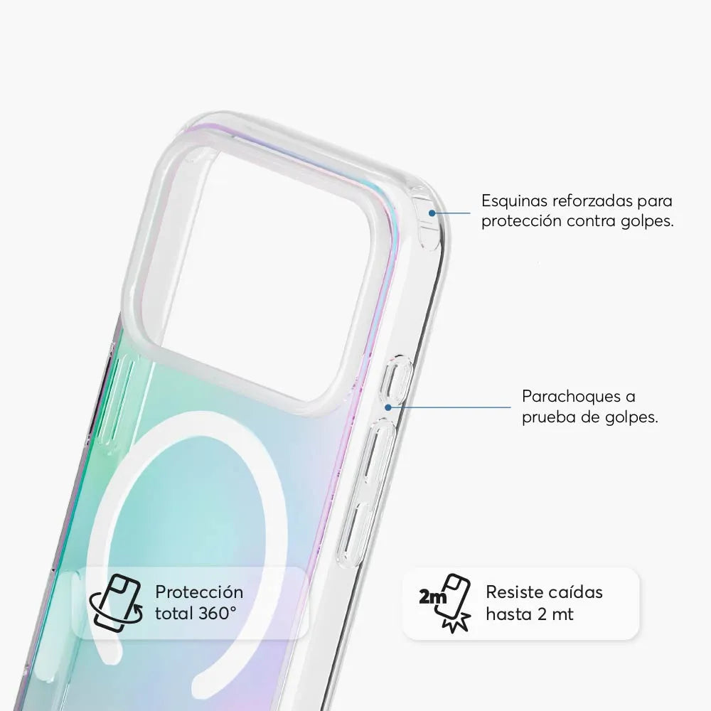 Case NCO SafeCase para iPhone 17 Pro con MagSafe - Multicolor