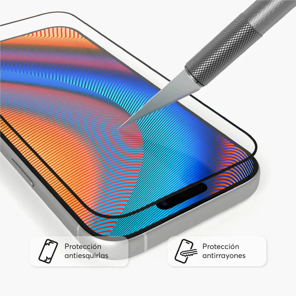 Protector de Pantalla NCO GlassGuard ShockProof para iPhone 17 Pro Max - Transparente