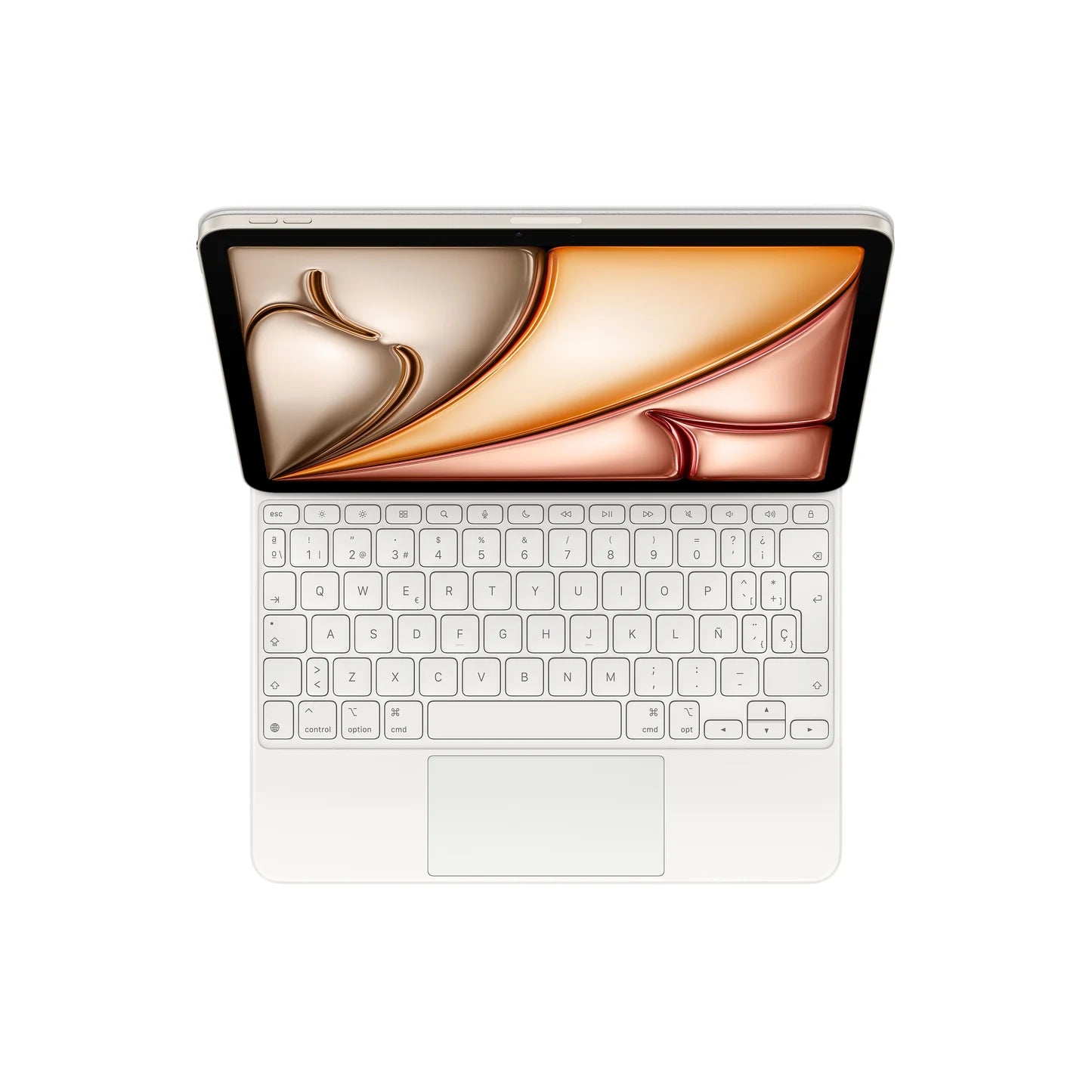 Magic Keyboard para el iPad Air de 11 pulgadas (M3) – Español – Blanco