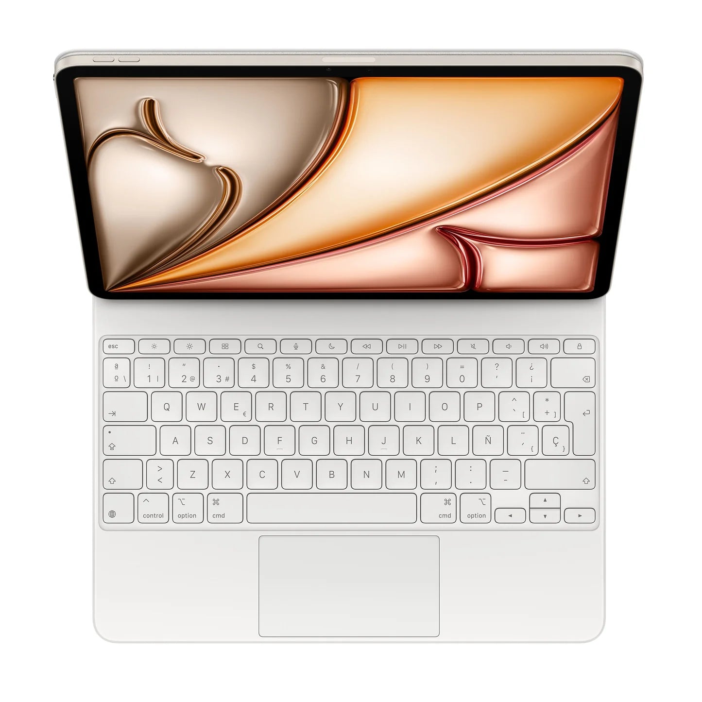 Magic Keyboard para el iPad Air de 13 pulgadas (M3) – Español – Blanco