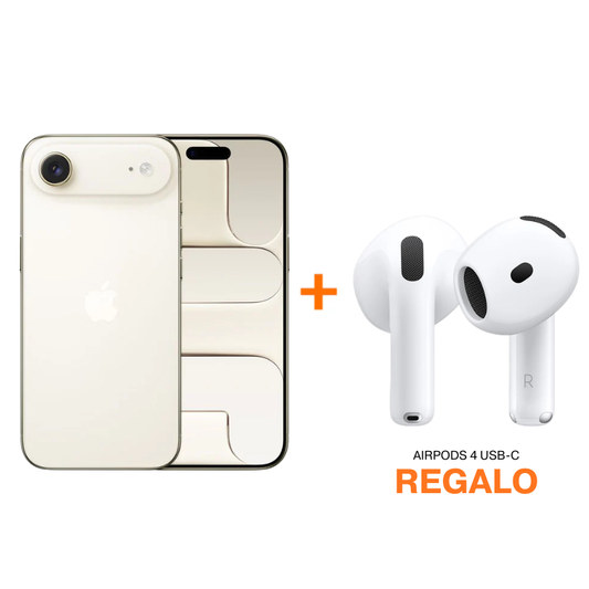 iPhone Air - 256GB - Oro Claro + AirPods (4ta Gen) con Case de Carga USB-C