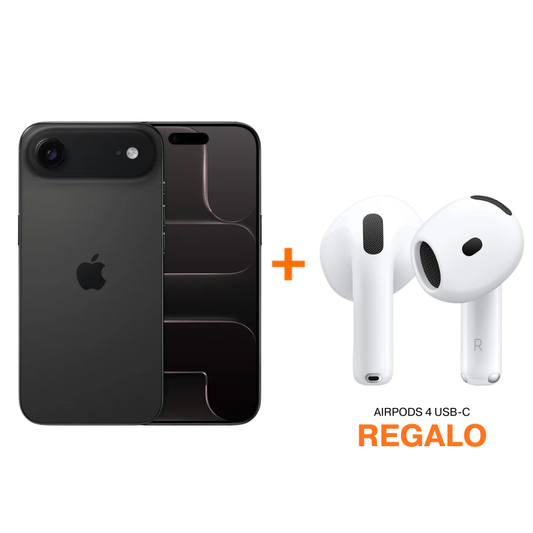 iPhone Air 256GB Negro Espacial + AirPods (4ta Gen) con Case de Carga USB-C