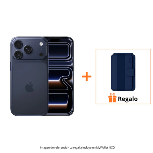 iPhone 17 Pro - 256GB - Azul intenso+ Tarjetero NCO MyWallet - Azul