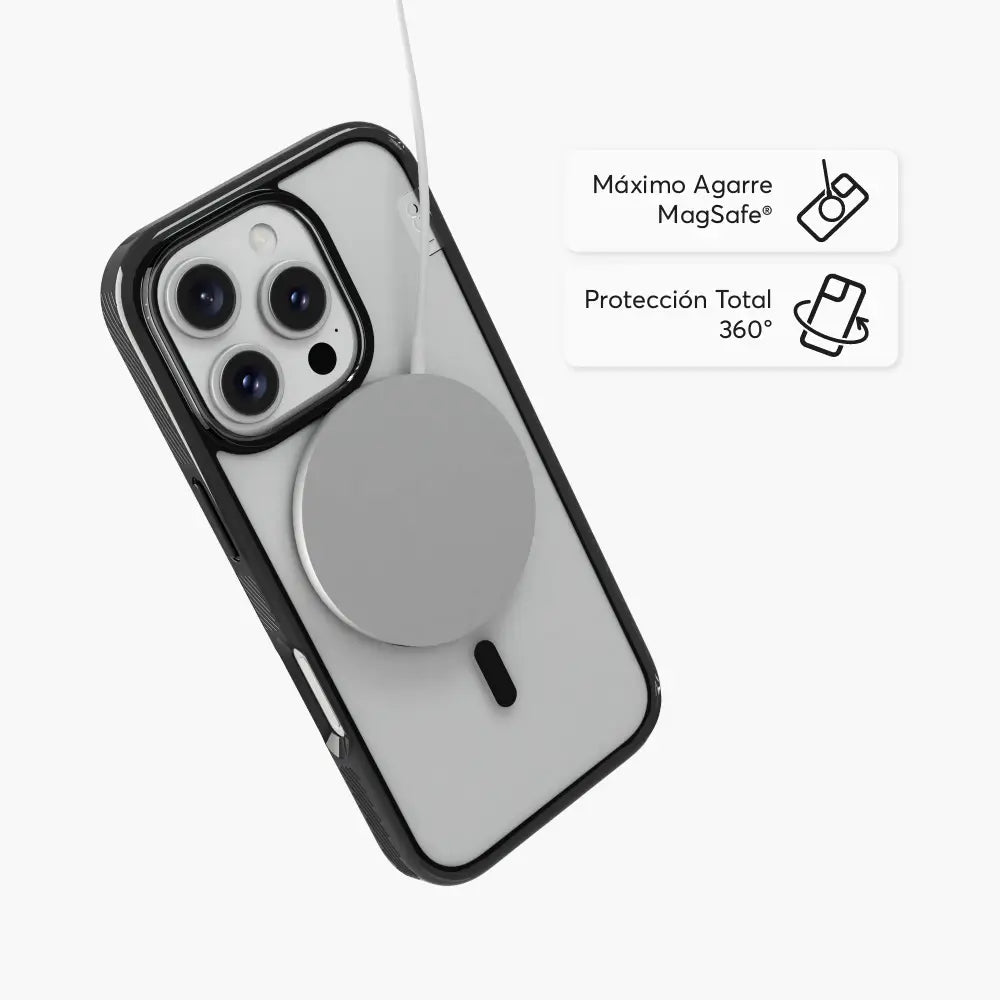 Case NCO SafeCase Force con MagSafe para iPhone  16 Pro - Negro