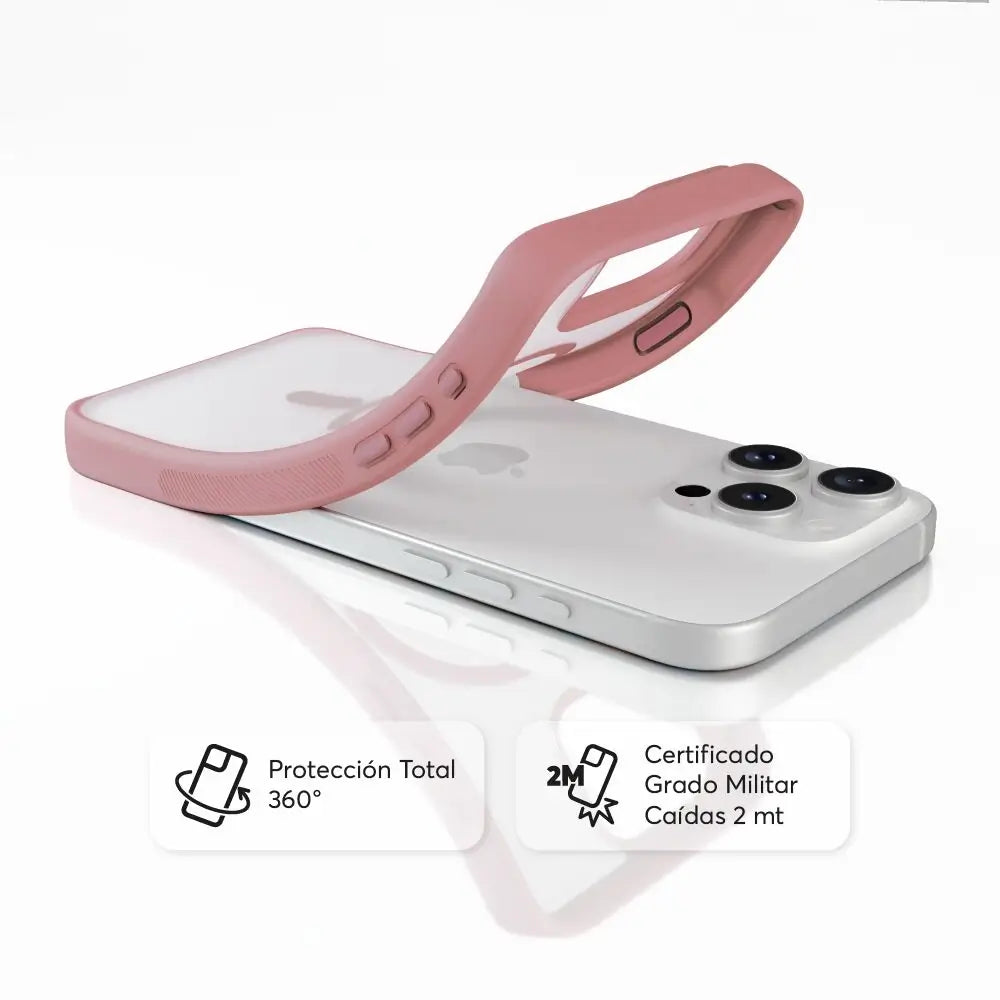 Case NCO SafeCase Lite con MagSafe para iPhone 16 Pro Max - Rosado