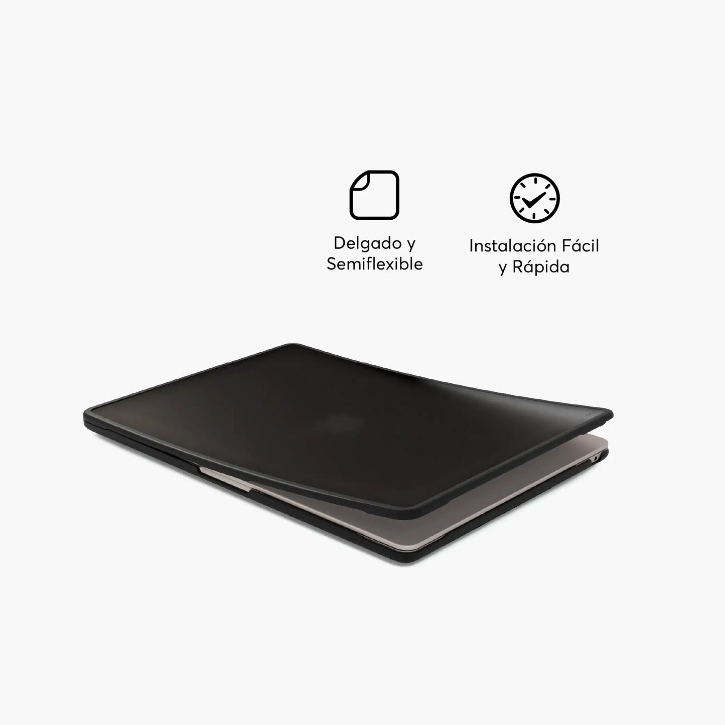 Hardcase Shock NCO para MacBook Air 15 M2 y M3 - Negro