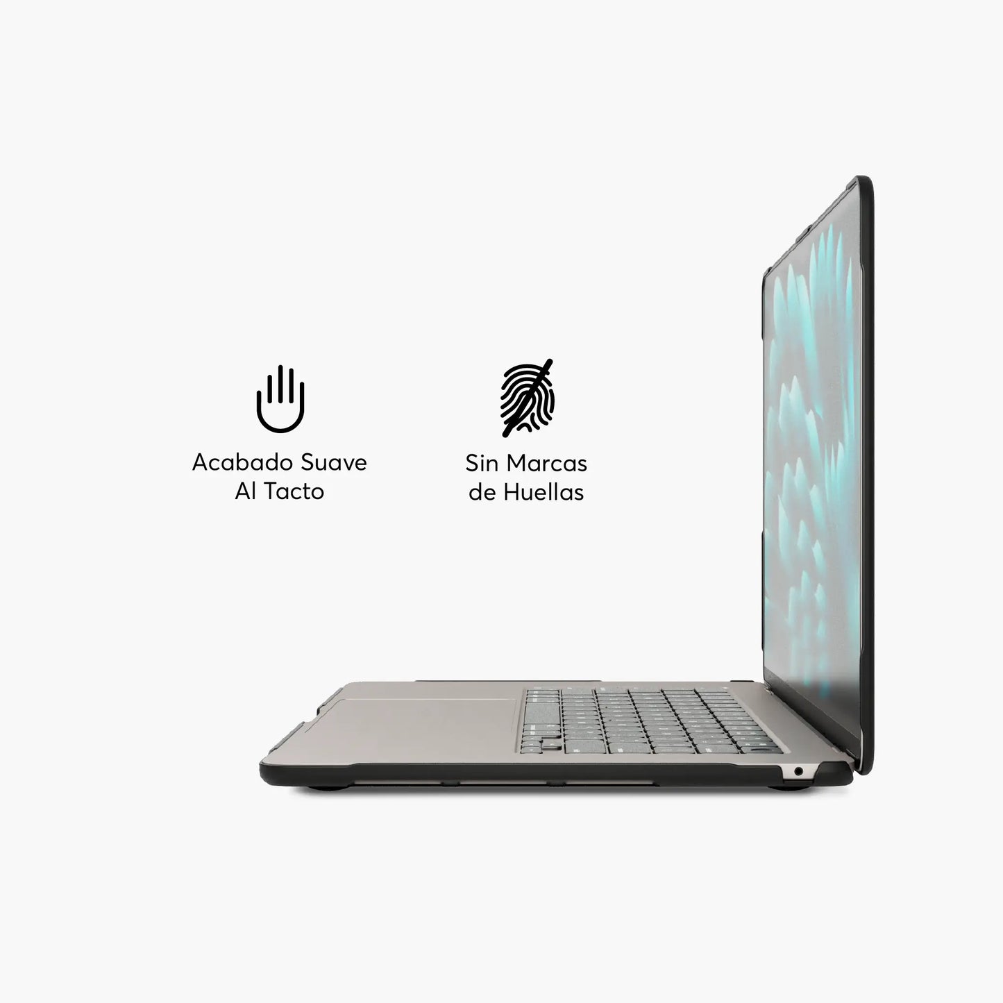 Hardcase Shock NCO para MacBook Air 15 M2 y M3 - Negro