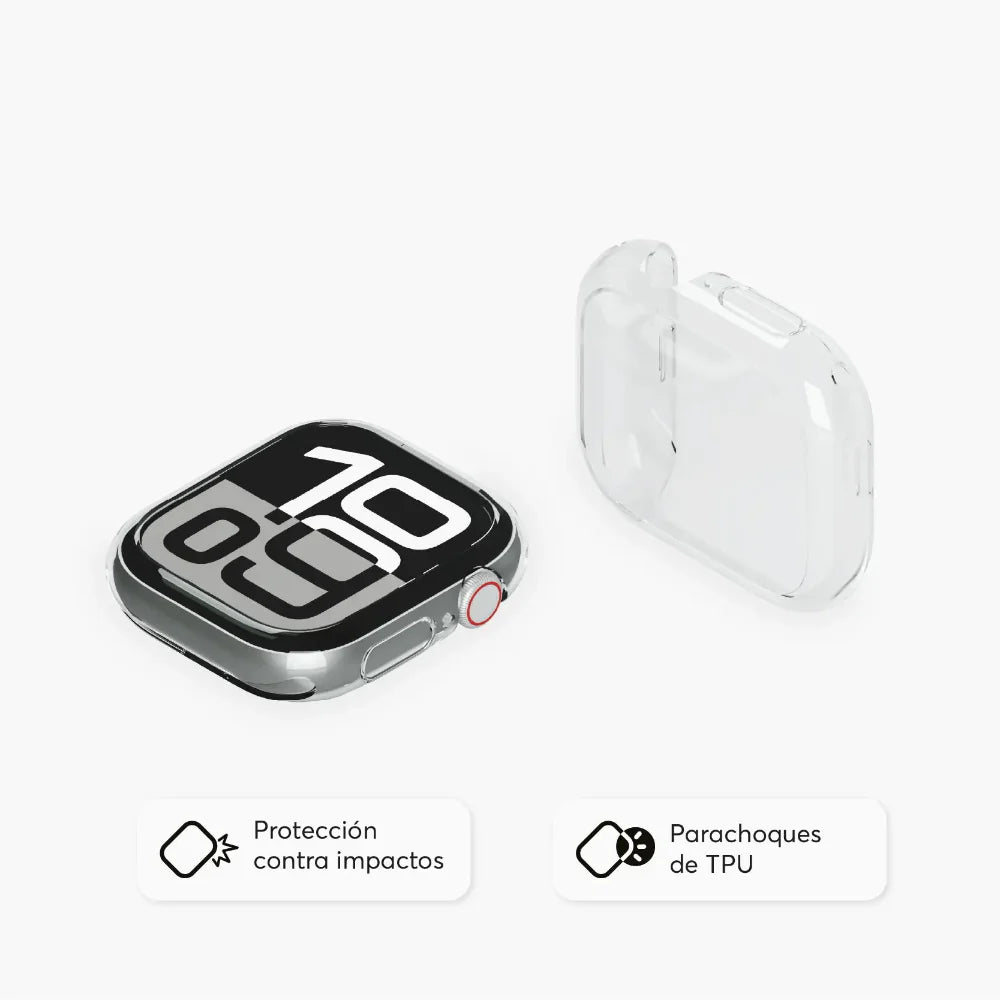 Protector de pantalla NCO SafeCase 360 Watch 42mm - Transparente