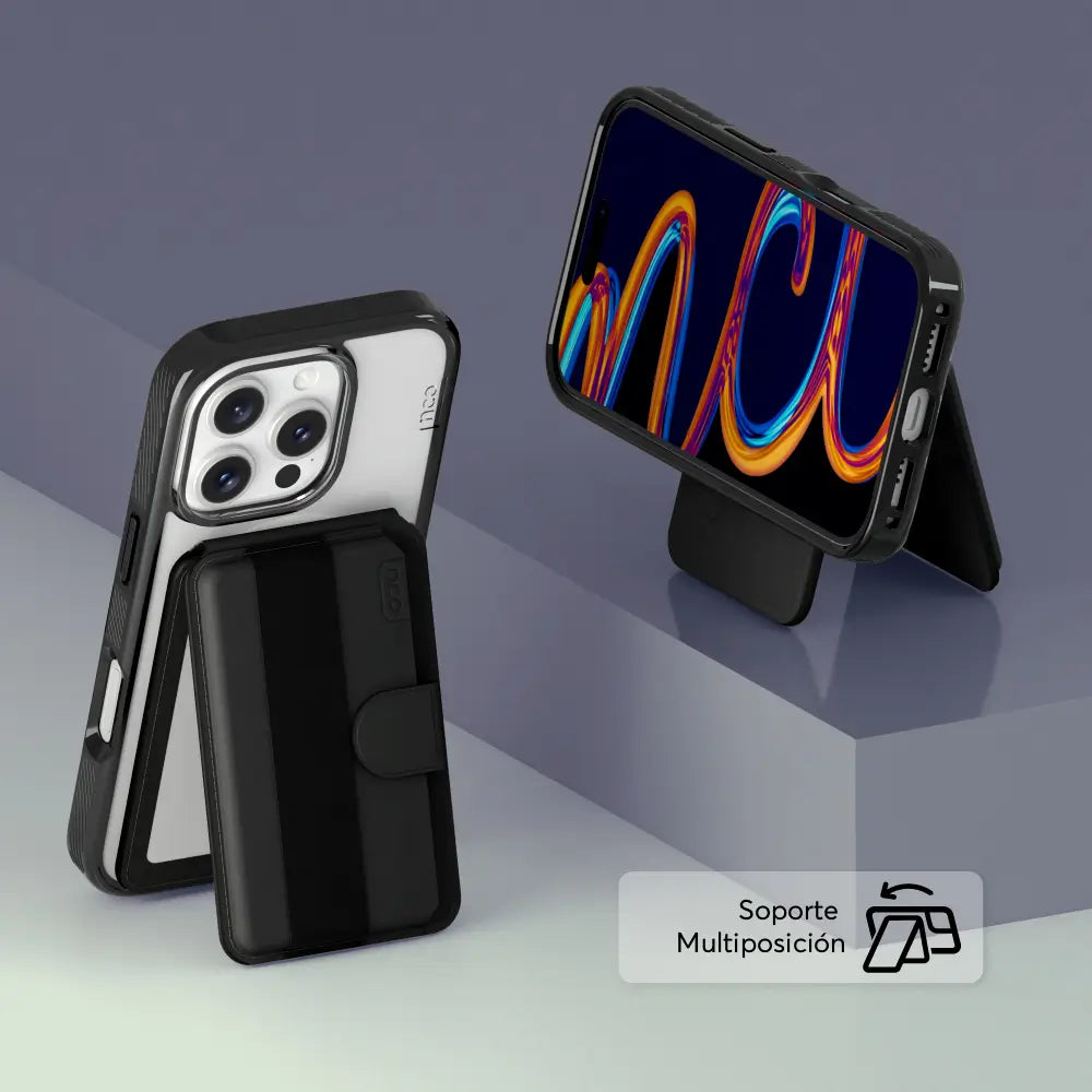 Tarjetero NCO MyWallet compatible con FindMy - Negro