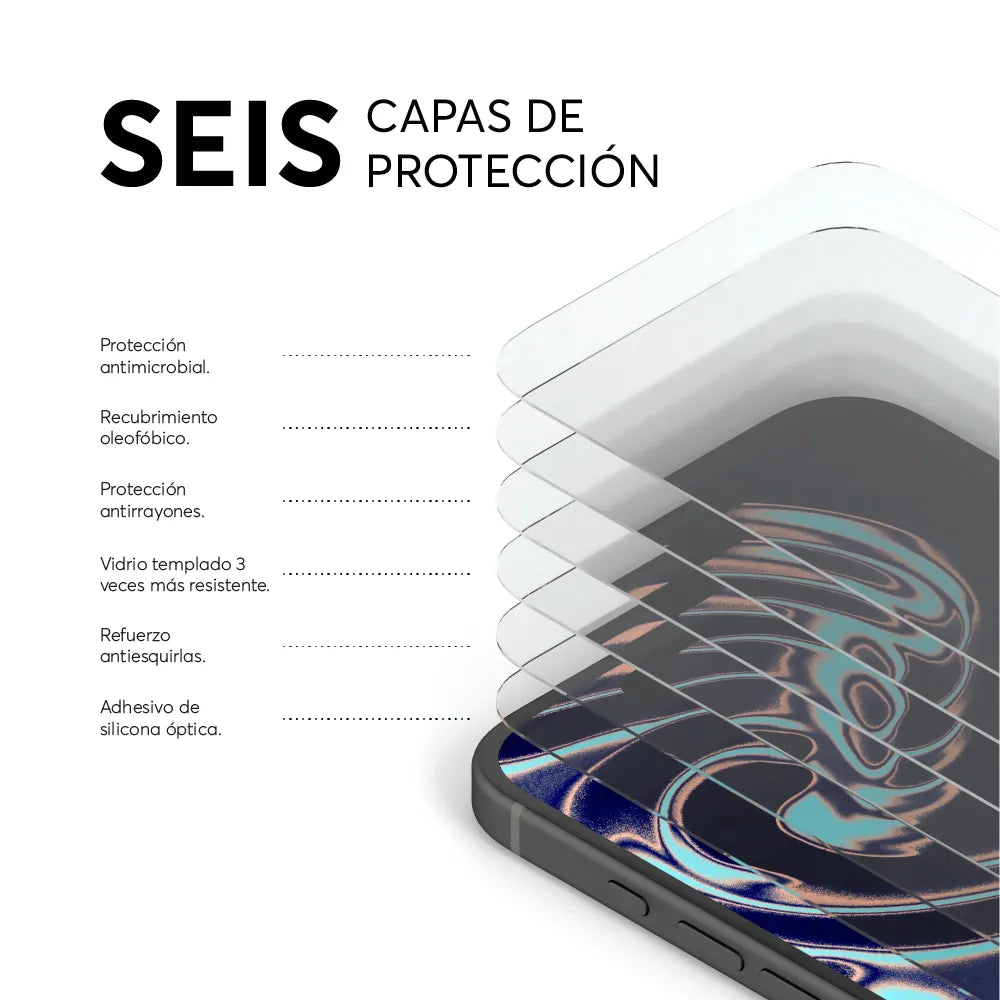 Protector de Pantalla NCO GlassGuard iPhone 16