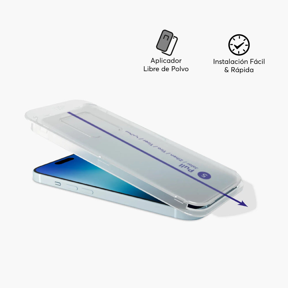 Protector de Pantalla Mate NCO NanoGlass para iPhone 15 Plus/16 Plus