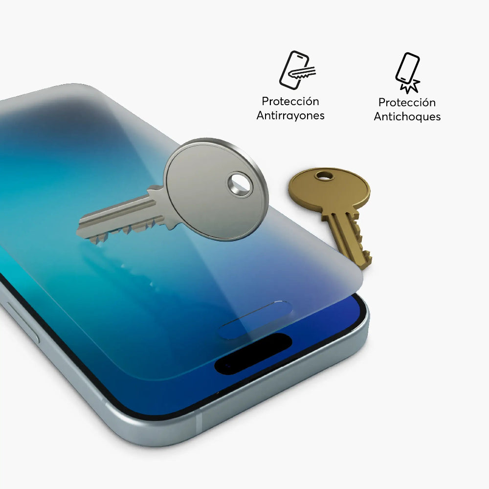 Protector de Pantalla Mate NCO NanoGlass para iPhone 15 Plus/16 Plus