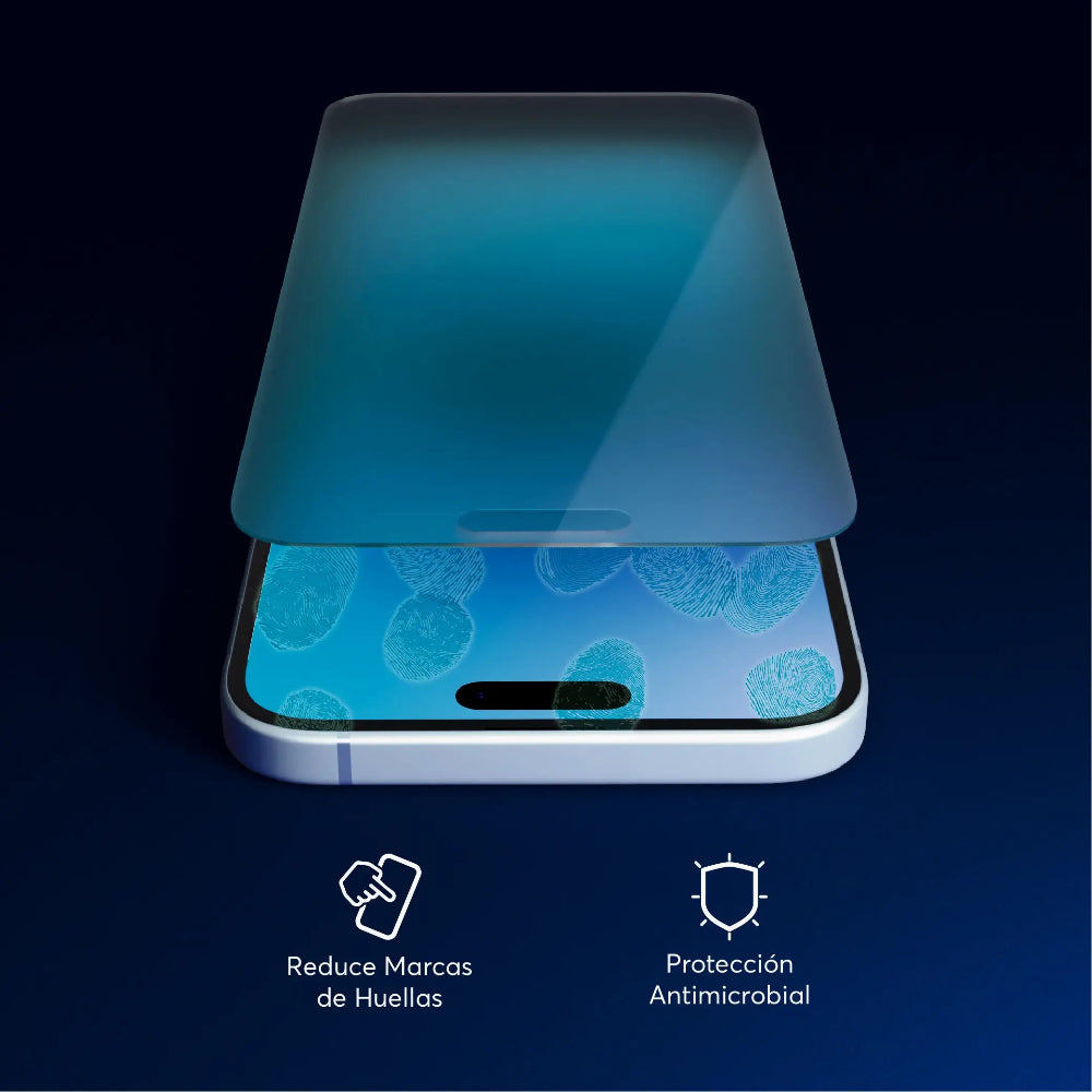 Protector de Pantalla Mate NCO NanoGlass para iPhone 15 Plus/16 Plus