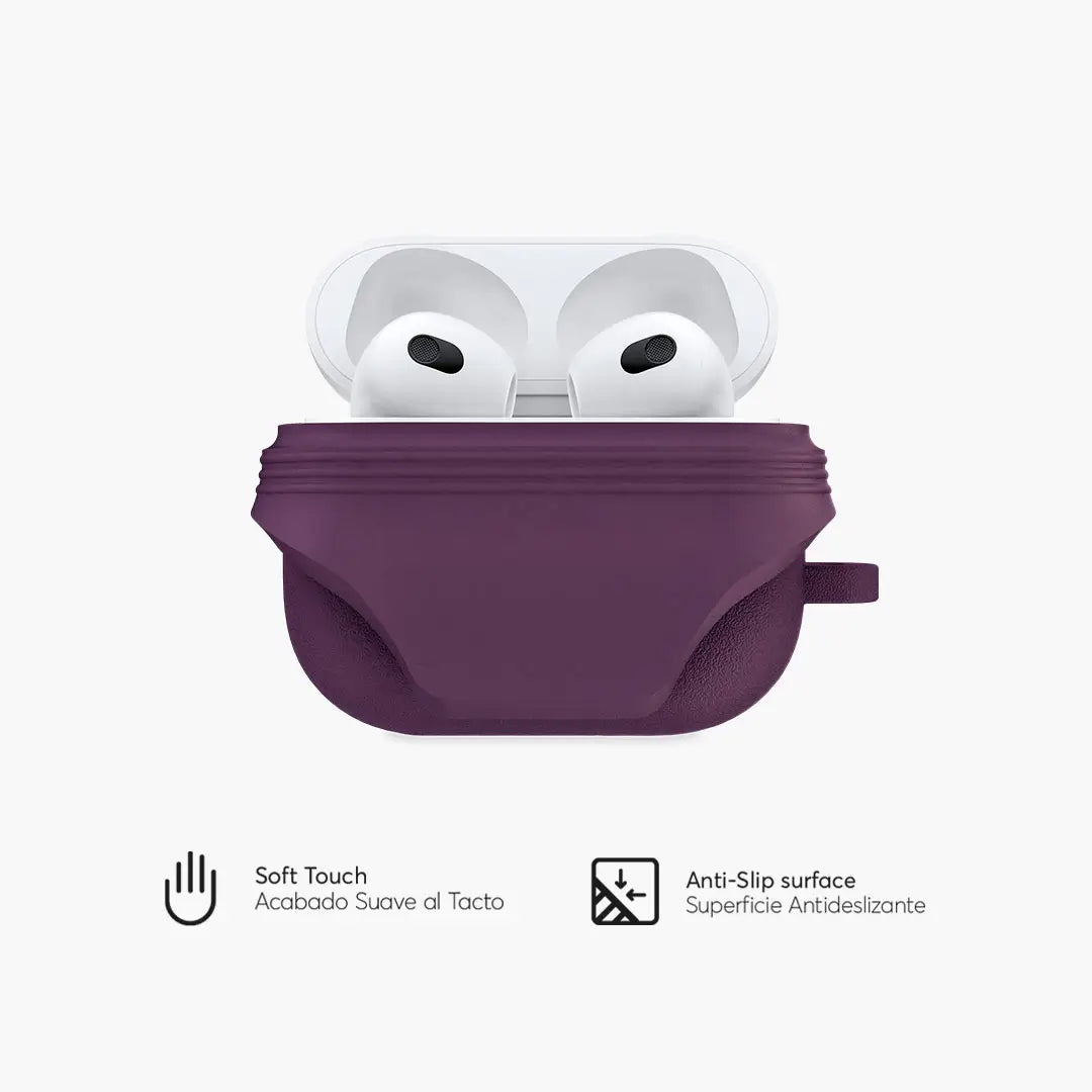 Case NCO SiliconeGuard para Airpods 3 - Morado