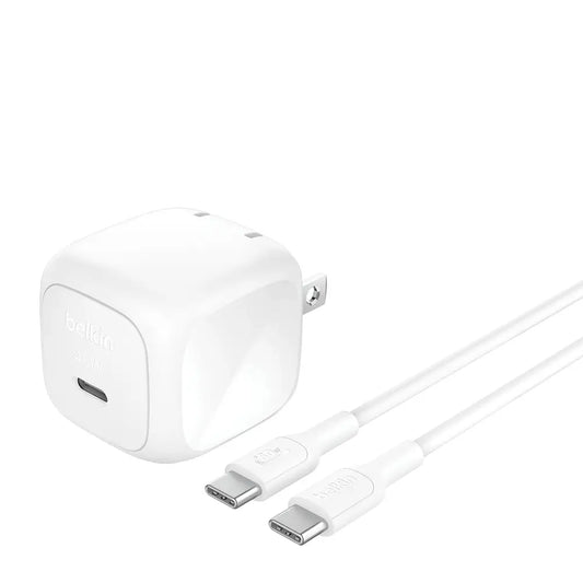 Cargador de Pared Belkin USB-C 45W - Blanco