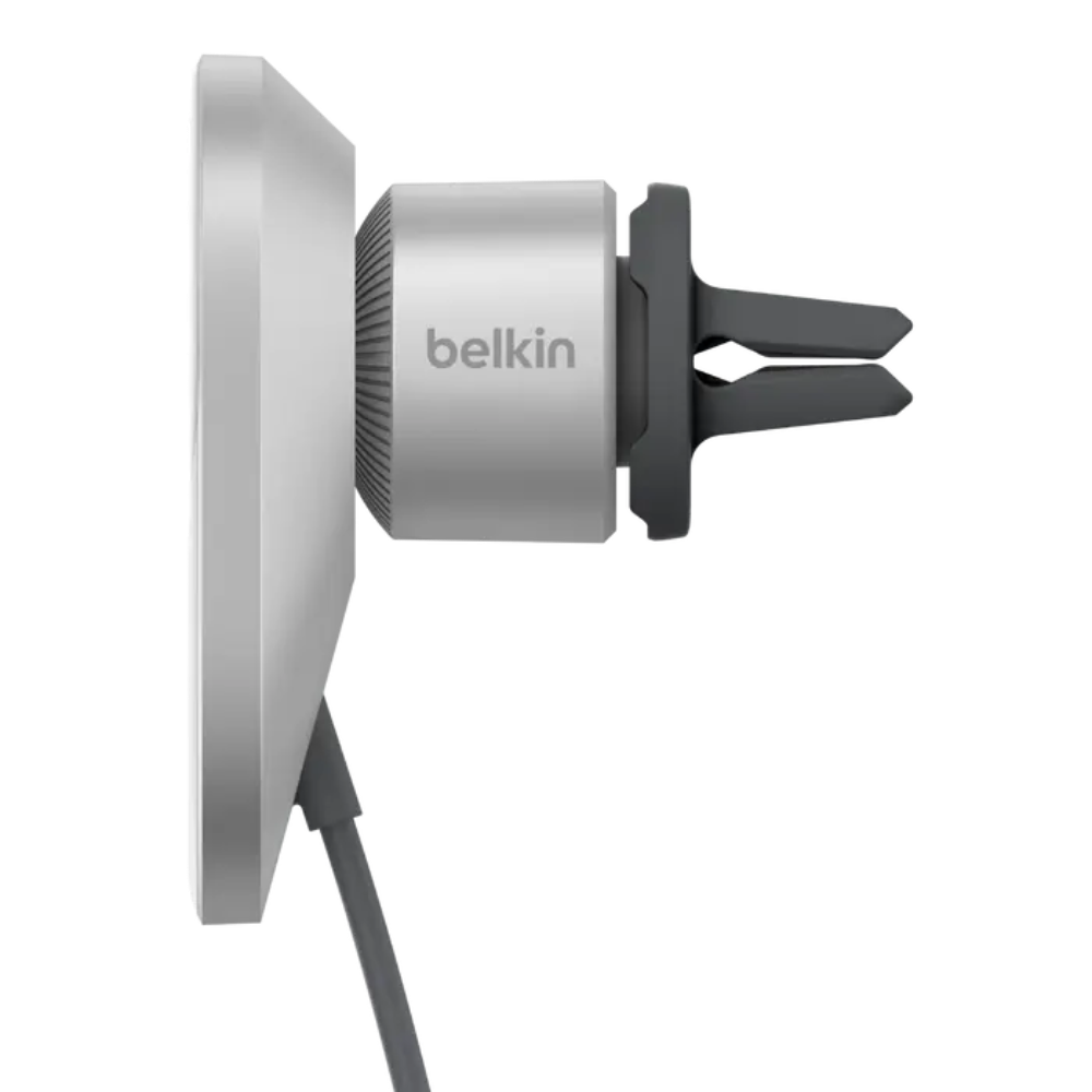 Cargador Magnético Belkin con Magsafe para Carro 15W - Gris