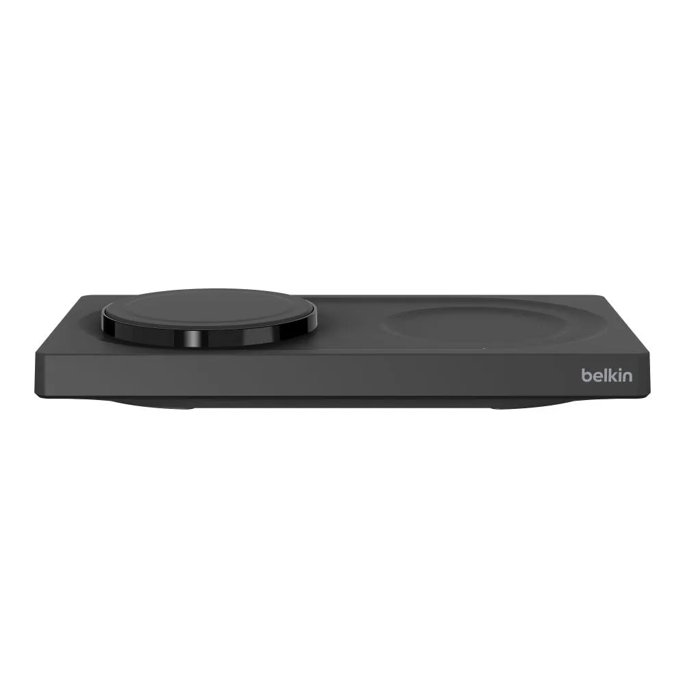 Base de Carga Inalámbrica Pad Belkin 2 en 1 con MagSafe - Negro