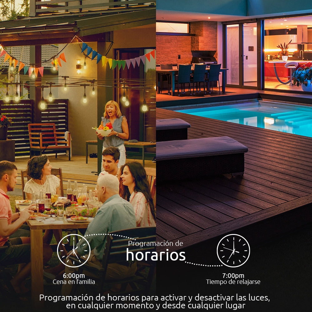 Guirnalda de Luces Inteligente Nexxt con Conexión Wifi