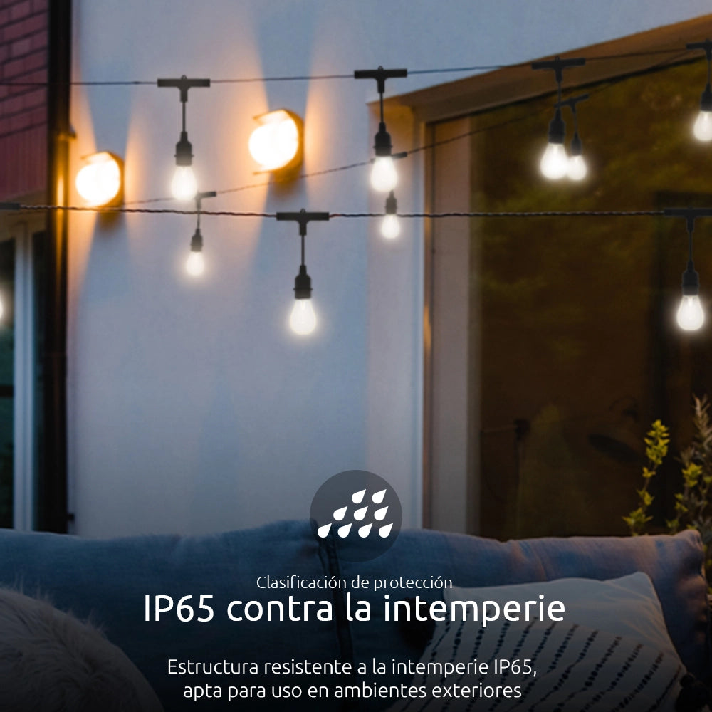 Guirnalda de Luces Inteligente Nexxt con Conexión Wifi