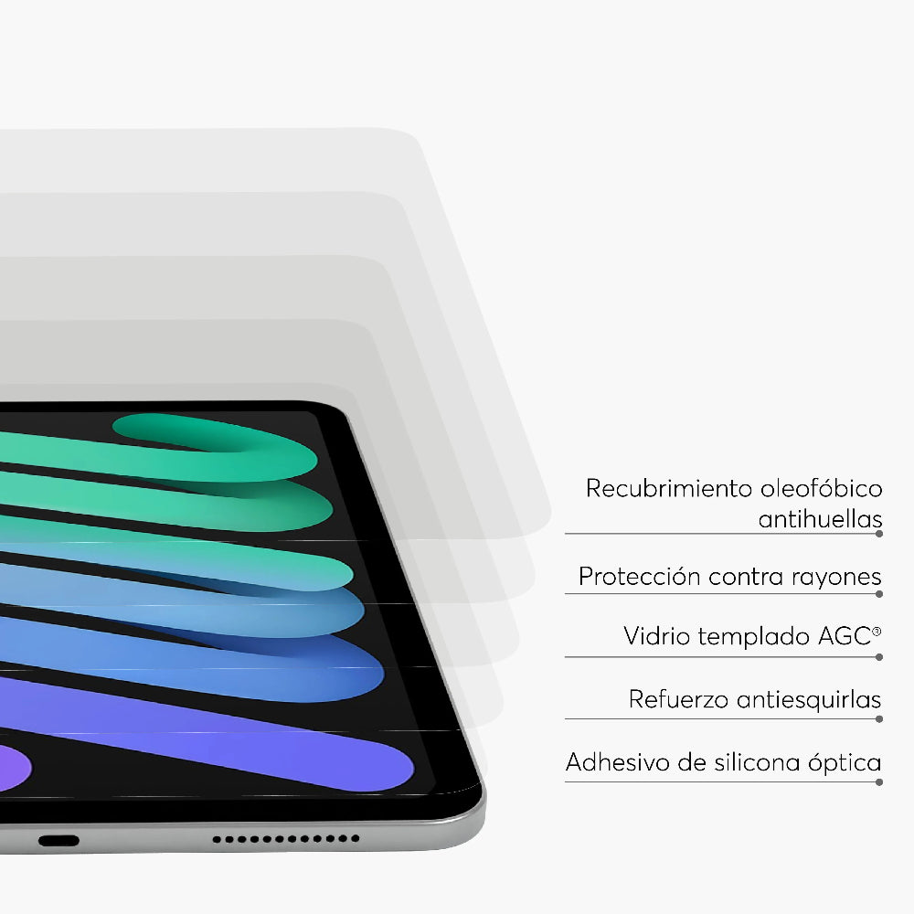 Protector de pantalla NCO GlassGuard para iPad mini A17 Pro