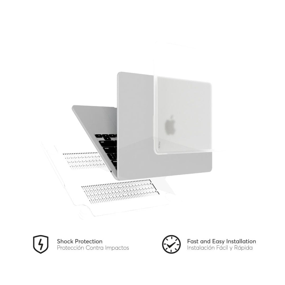 Hardcase NCO Shock para Macbook Air M2/M3 13.6 - Transparente