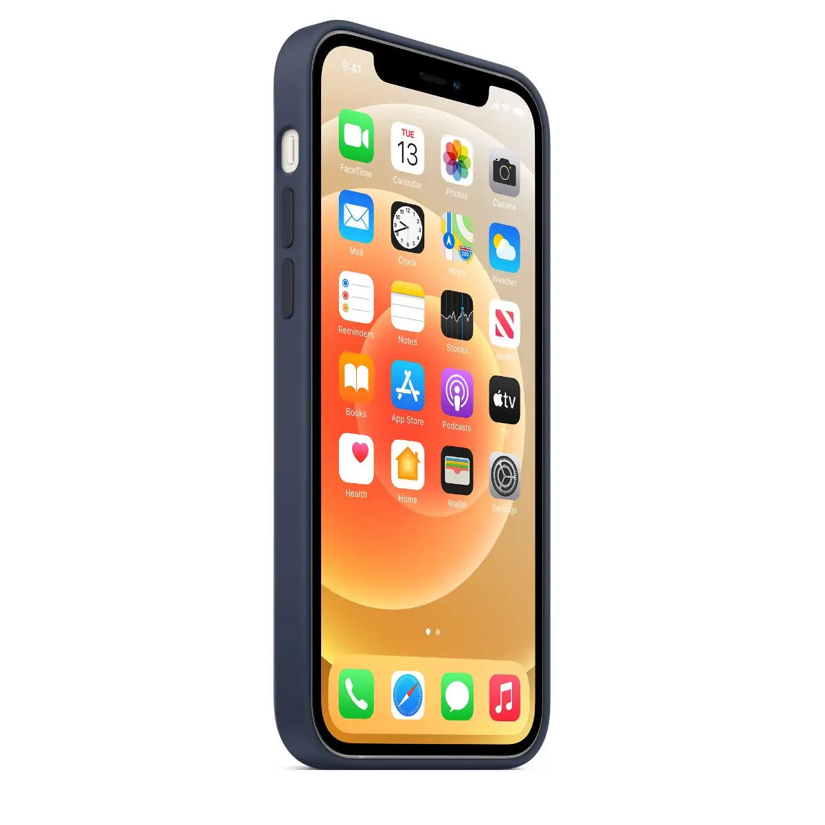 Funda Apple de Silicona con MagSafe para iPhone 12/12 Pro - Azul Profundo