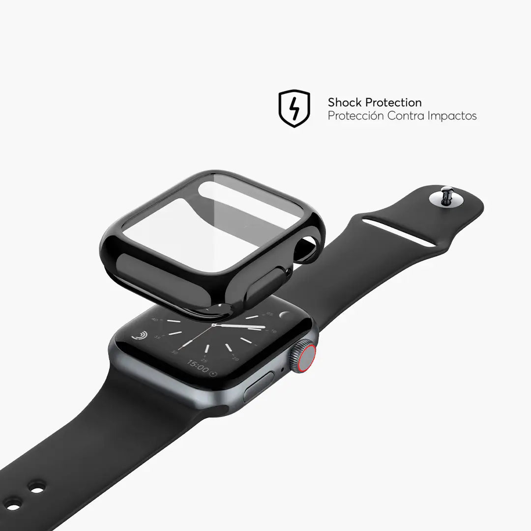 Protector de pantalla NCO SafeCase 360 Apple Watch 45/44mm- Negro