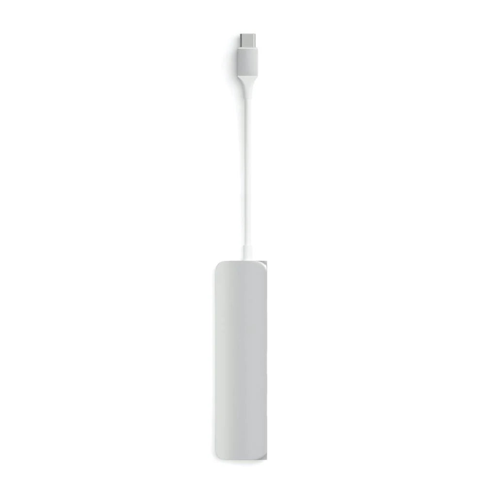 Adaptador Satechi Multipuerto Tipo C 4K - Plata