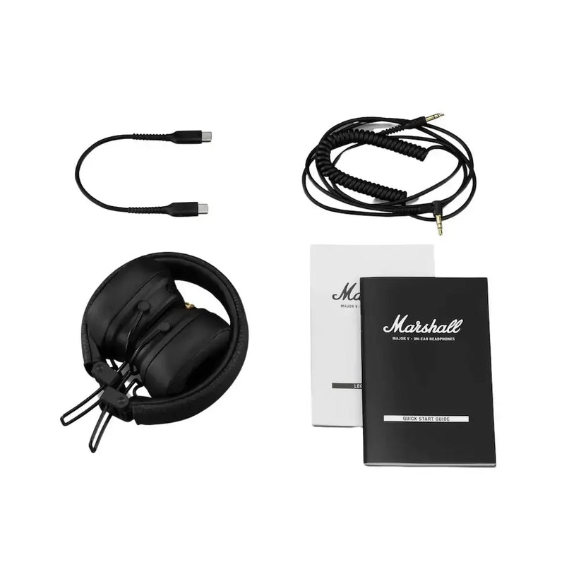 Audífonos Marshall Major V Bluetooth On Ear - Negro | iShop Costa Rica