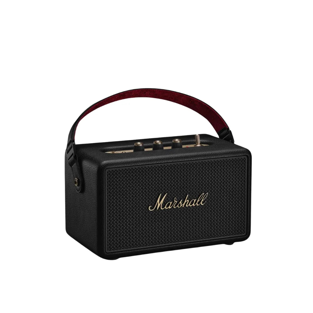 Parlante_Marshall_Portátil_Kilburn_III_Bluetooth_Negro_Marrón_Posición_3_iShop_Costa_Rica