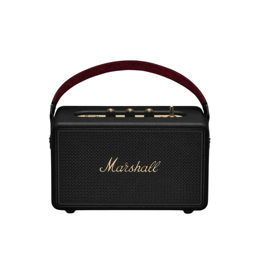 Parlante_Marshall_Portátil_Kilburn_III_Bluetooth_Negro_Marrón_Posición_1_iShop_Costa_Rica