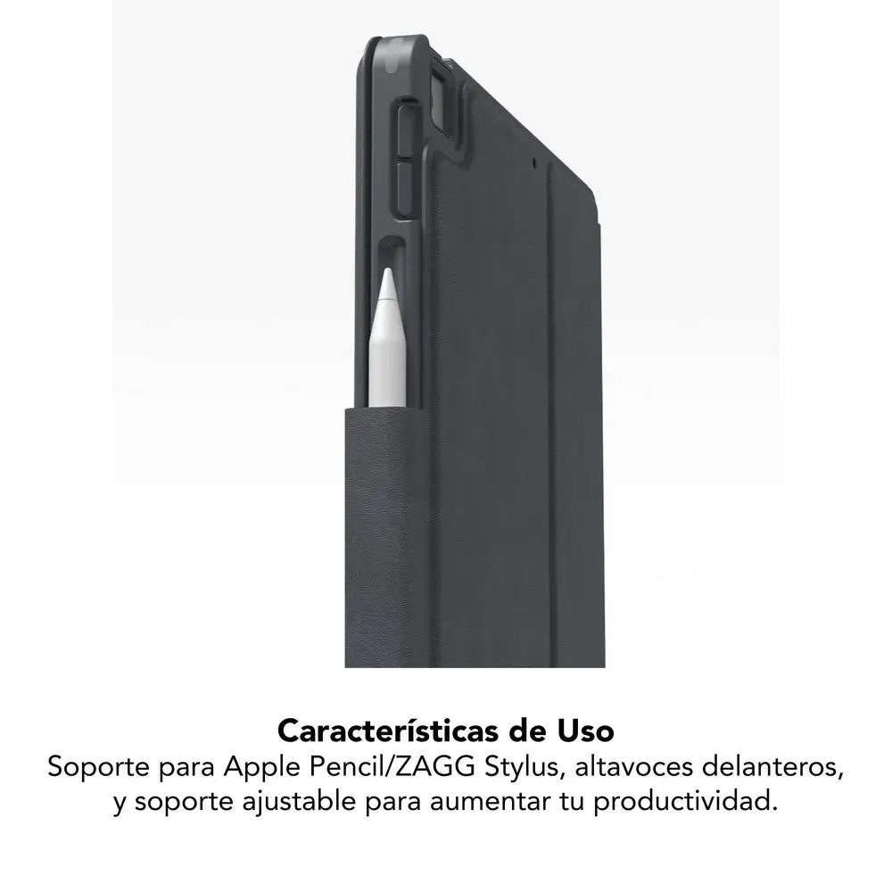 Case con teclado ZAGG ProKeys para iPad Air 10.9/11(M2,M3) Gris
