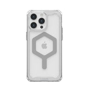 Case UAG Plyo con MagSafe para iPhone 15 Pro Max - Transparente/Plata