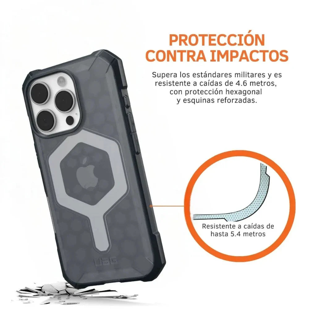 Case UAG Essential Armor con Magsafe para 16 Pro - Gris Oscuro