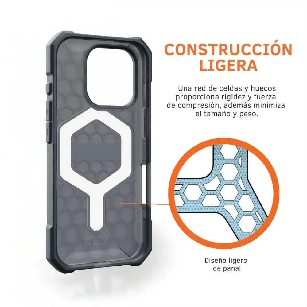 Case UAG Essential Armor con Magsafe para 16 Pro - Gris Oscuro