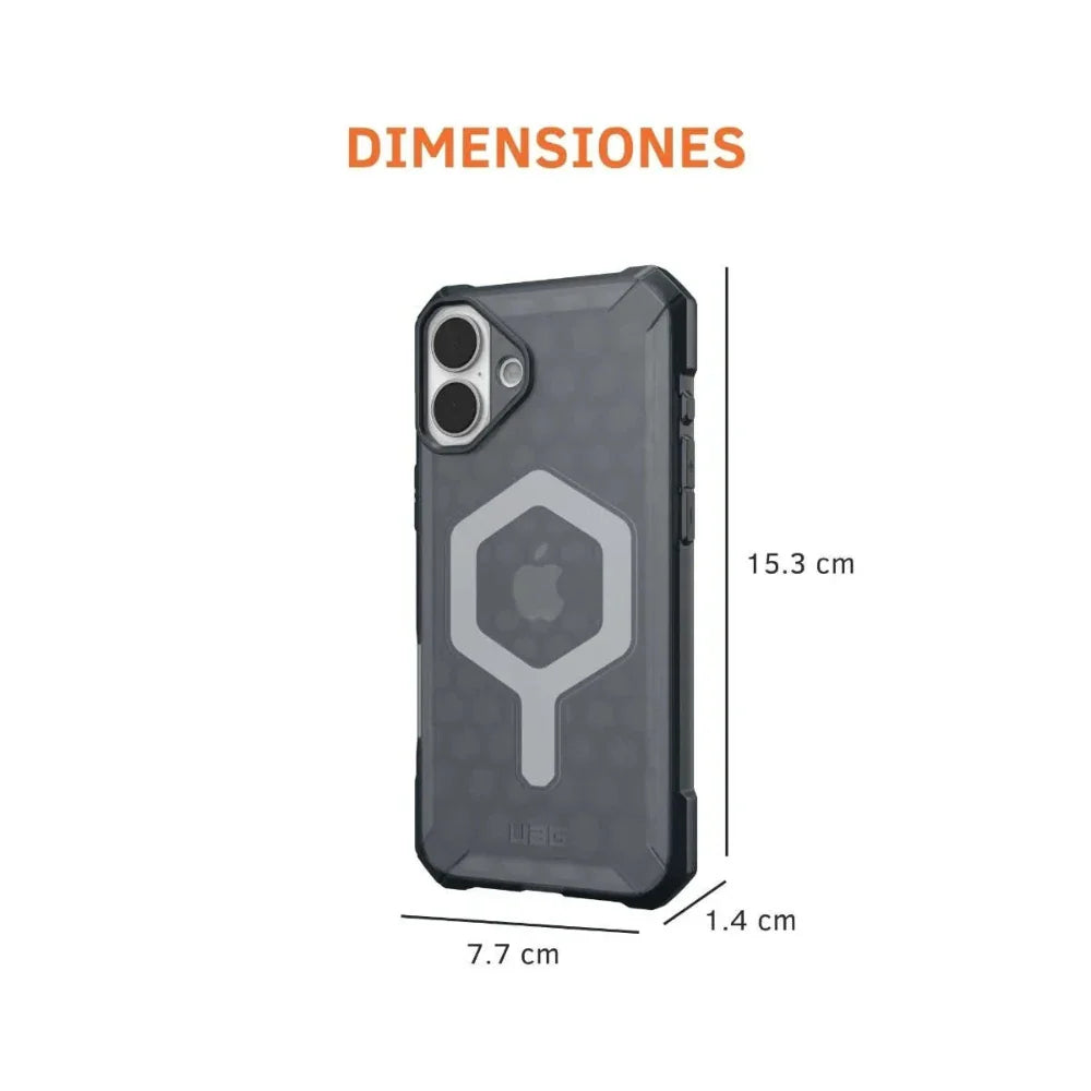 Case UAG Essential Armor con Magsafe para 16 Pro - Gris Oscuro