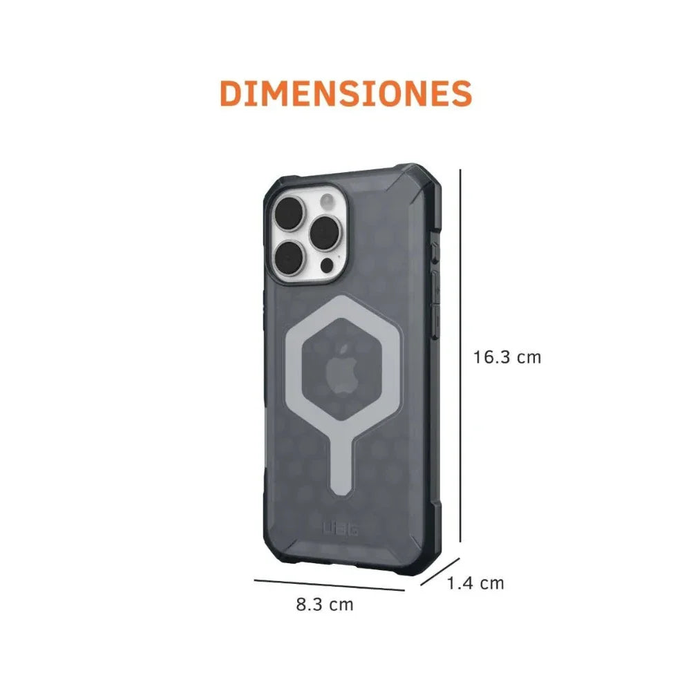 Case UAG Essential Armor con Magsafe para 16 Pro Max - Gris Oscuro