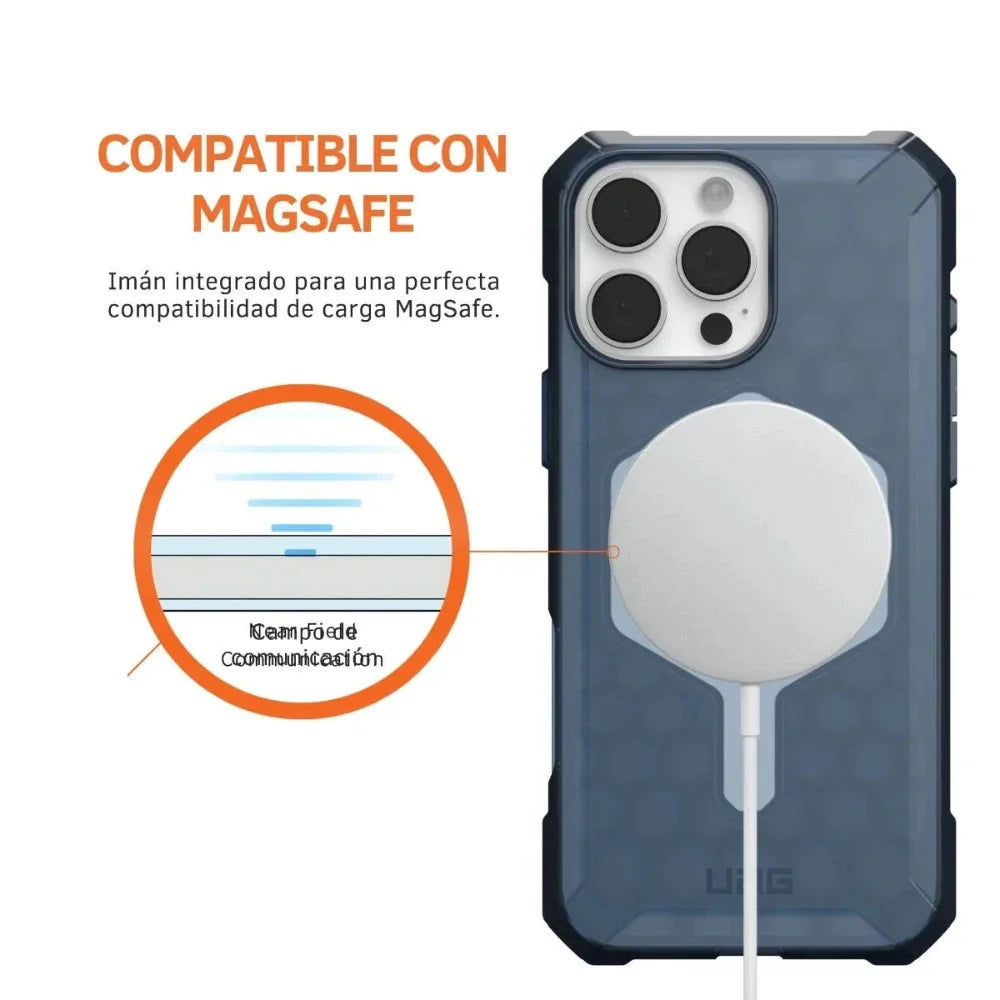 Case UAG Essential Armor con Magsafe para 16 Pro Max - Azul Nube