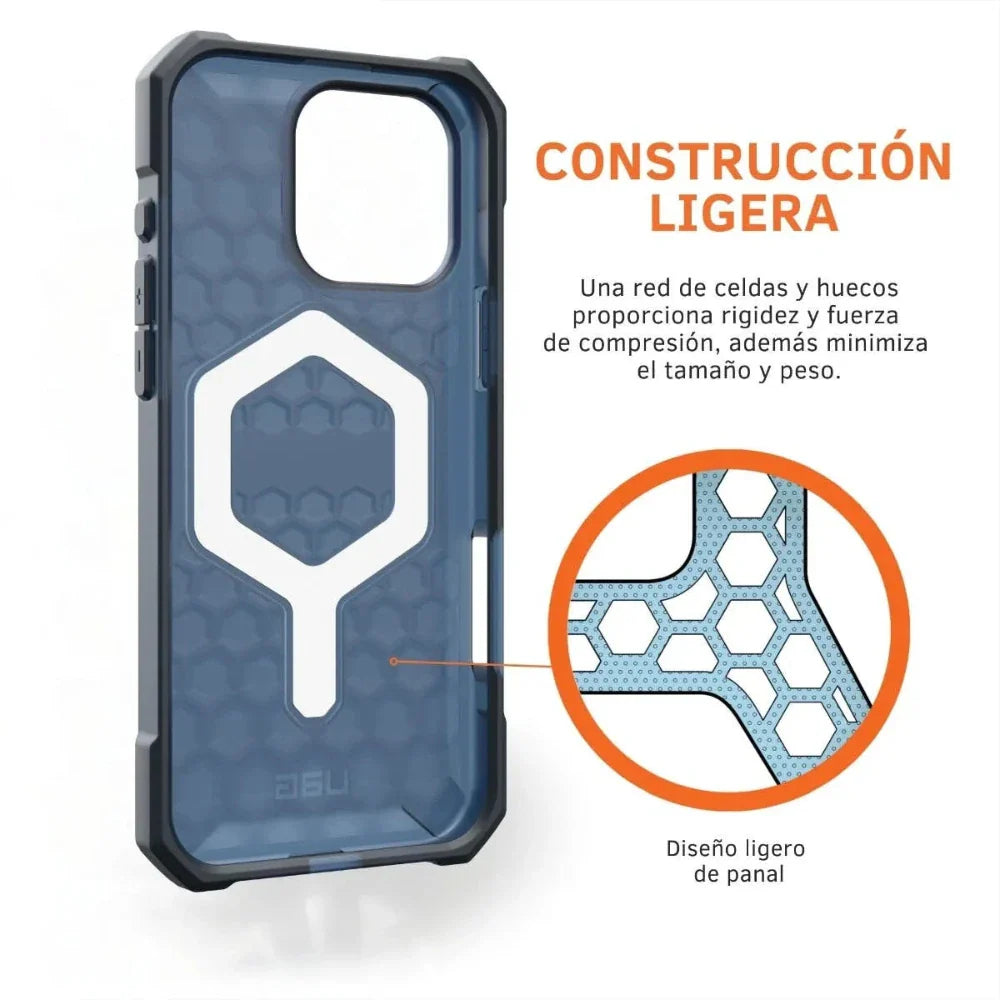 Case UAG Essential Armor con Magsafe para 16 Pro Max - Azul Nube