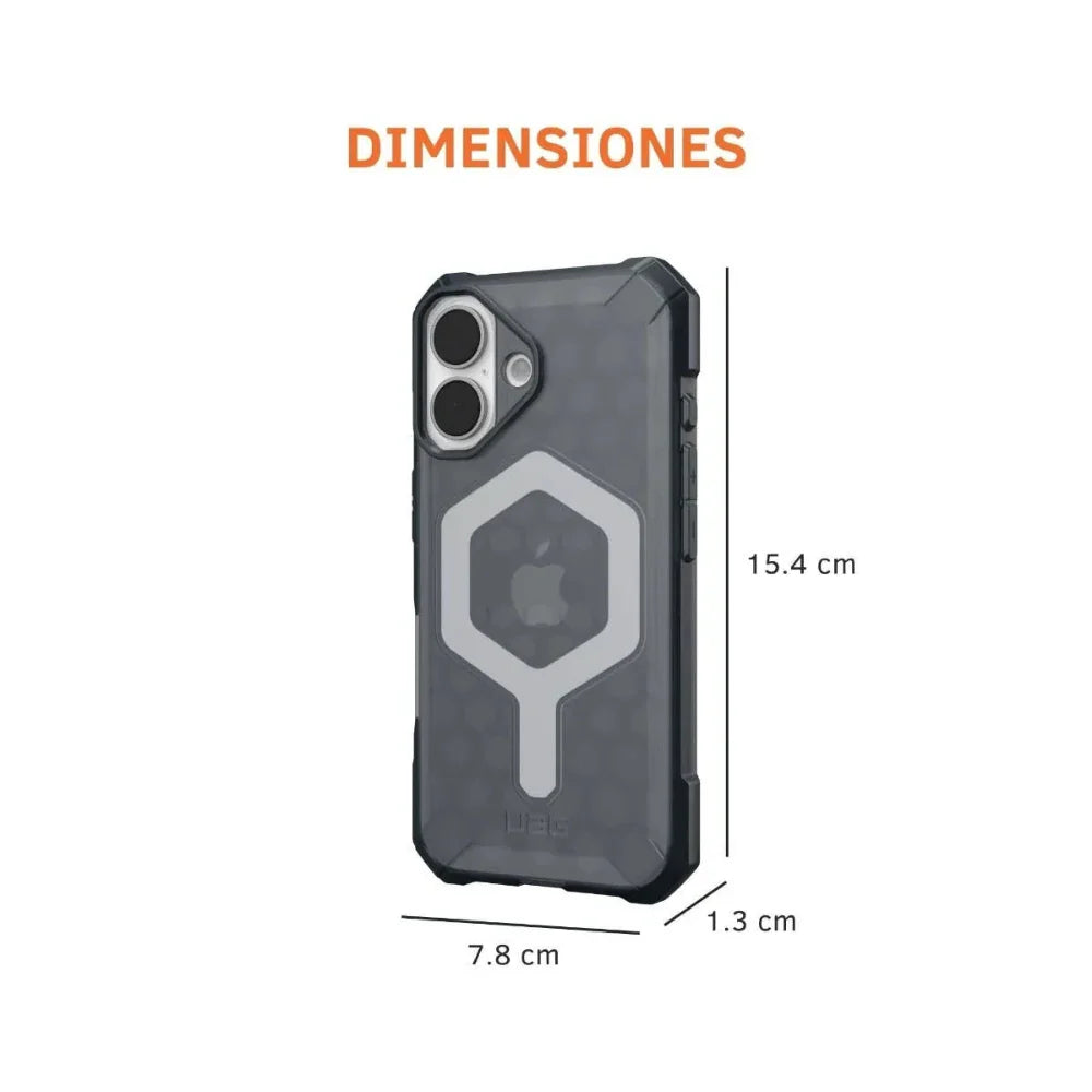 Case UAG Essential Armor  con Magsafe para 16 - Gris Oscuro