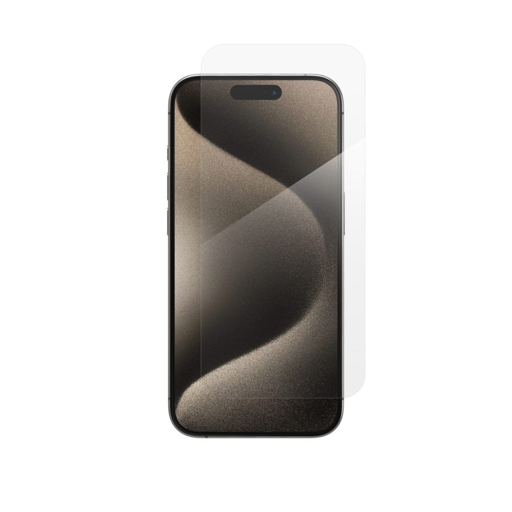 Protector de Pantalla Glass Elite ZAGG para iPhone 15 Pro ultra resistente