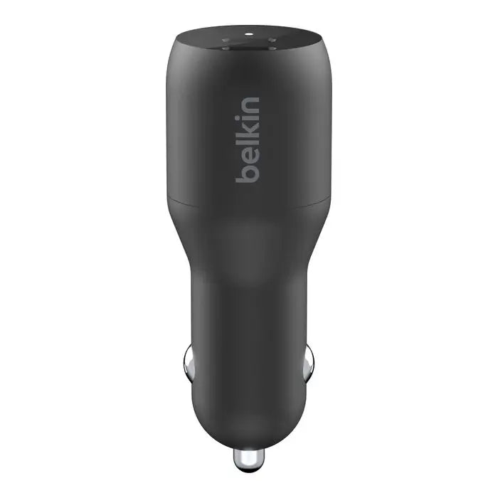 Cargador carro Belkin Dual USB-C 36W - Negro