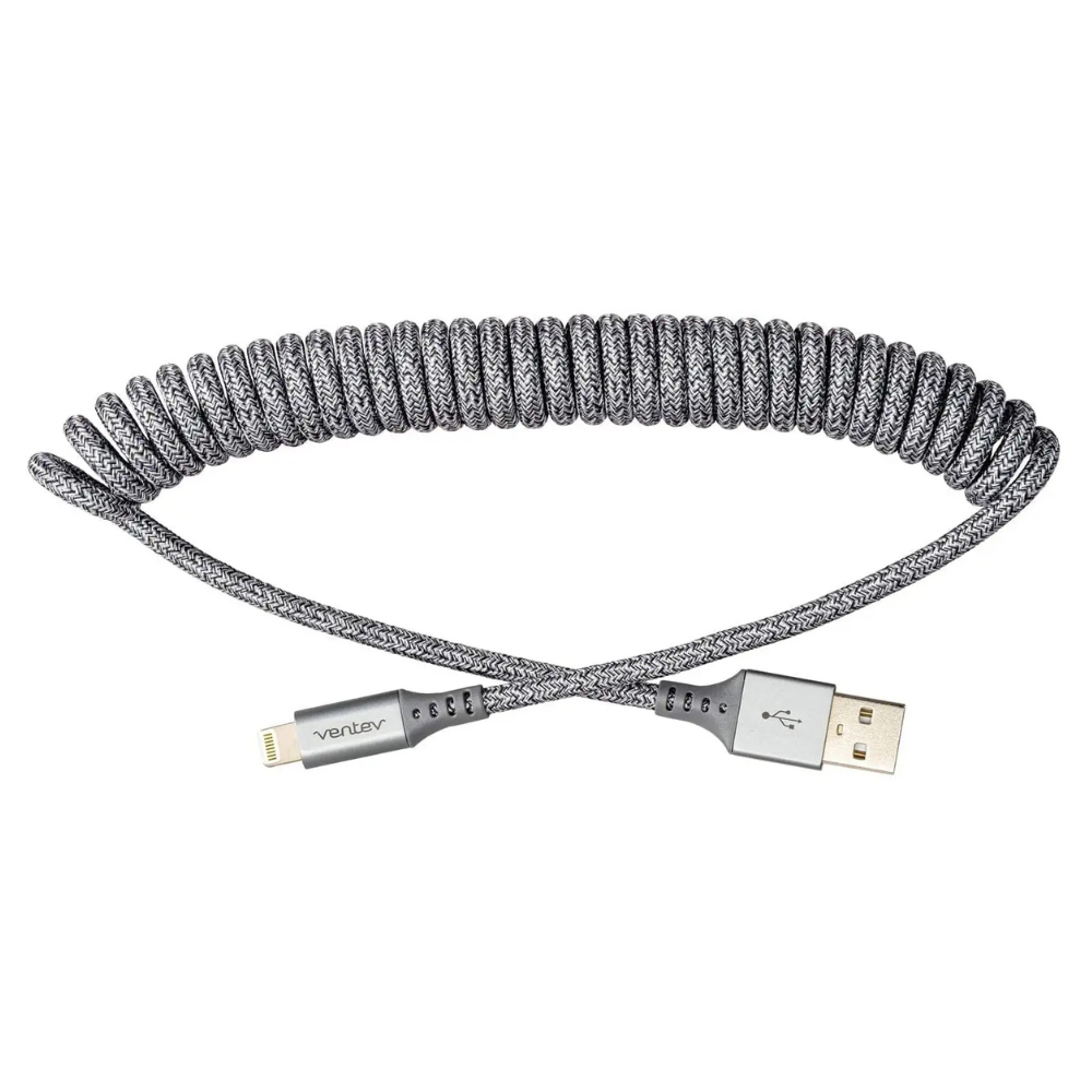 Cable Ventev Helix Lightning (35cm) - Gris